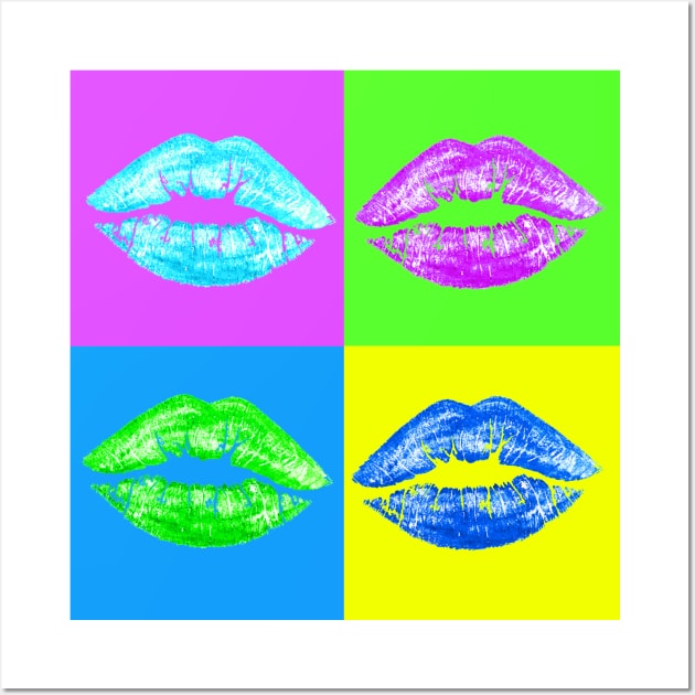 LIPS PRIDE LOVE Wall Art by LASTARR